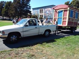FluxWagon with Doris the Truck at Precita Park, San Francisco, August 16 2014